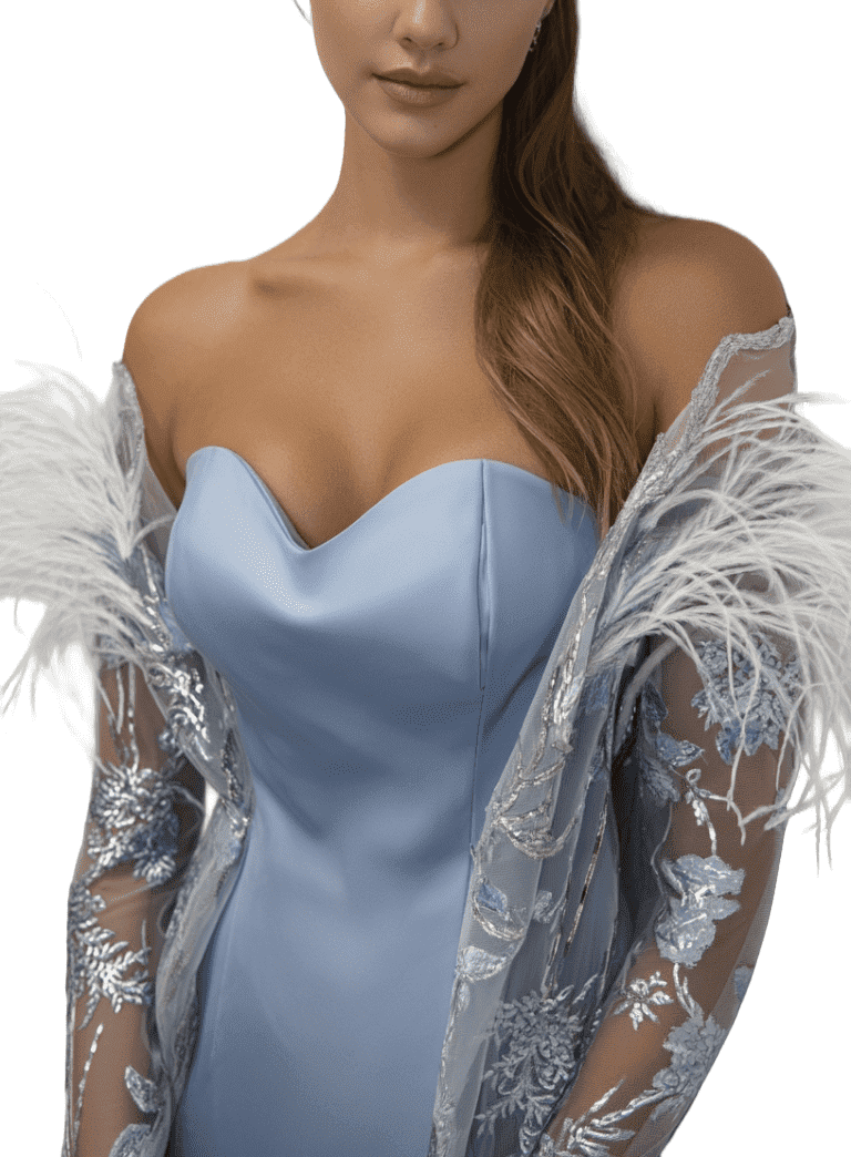 Sky blue Casual Party Wear - Free Size - Image 3