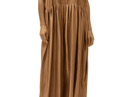 Marwa Ghassan Golden Fancy Dress Free Size