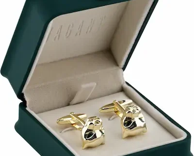 Gold Fox Head Cufflinks