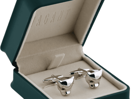 Fox Head Silver Cufflinks